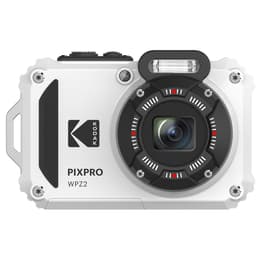 Compactcamera - Kodak Pixpro WPZ2 Wit + Lens Kodak Zoom Optique 4X 27-108mm f/3-6.6