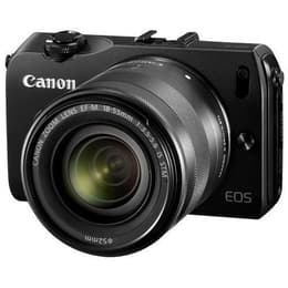 EOS M - Zwart + Canon Canon Zoom Lens EF-M 18-55mm f/3.5-5.6 IS STM f/3.5-5.6