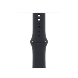 Apple Watch Series 8 (2022) GPS + Cellular 41 mm - Aluminium Midnight - Sportbandje Zwart