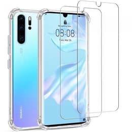 Hoesje Huawei P30 Pro/P30 Pro New Edition en 2 beschermende schermen - TPU - Transparant