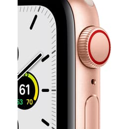 Apple Watch Series SE 1 (2020) GPS + Cellular 40 mm - Aluminium Goud - Sportbandje Sterrenlicht