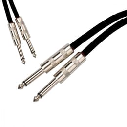 Câbles audio Enceintes/haut-parleurs Ibiza sound SONO - 2x Jack Mono MALE 6.35mm - Longueur 5M Kabel