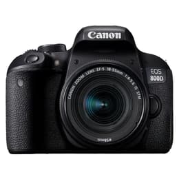 Reflex EOS 80D - Zwart + Canon AF 18-55mm f/4-5.6 IS STM f/4-5.6
