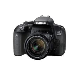 Reflex EOS 80D - Zwart + Canon AF 18-55mm f/4-5.6 IS STM f/4-5.6