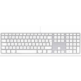 Apple Keyboard (2007) Numerieke toetsen - Zilver - AZERTY - Frans