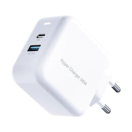 Wallplug (USB + USB-C) 68W - Evetane