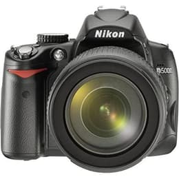 Reflex D5000 - Zwart + Nikkor AF-S DX ED GII 18-55mm f/3.5-5.6 f/3.5-5.6