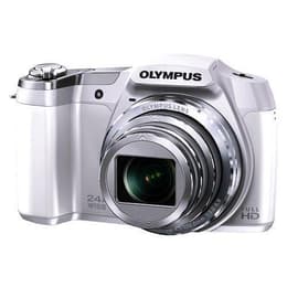 Compactcamera SZ-16 iHS - Wit/Zilver + Olympus 24x Wide Optical Zoom ED 25-600mm f/3-6.9 f/3-6.9