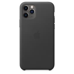 Apple Leren hoesje iPhone 11 Pro Leren hoesje - Leer Zwart