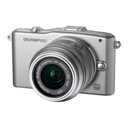 Hybride - Olympus PEN E-PM1 Grijs + Lens Olympus M.Zuiko Digital 14-42mm f/3.5-5.6 II R