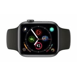 Apple Watch Series 4 (2018) GPS 44 mm - Aluminium Spacegrijs - Sportbandje Zwart