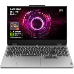 Lenovo LOQ 15AHP10 15" Ryzen 7 3.3 GHz - SSD 1 TB - 32GB - NVIDIA GeForce RTX 5060 AZERTY - Frans