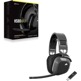HS80 Max geluidsdemper gaming Hoofdtelefoon - bedraad + draadloos microfoon Zwart