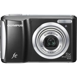 Compactcamera - Olympus FE-47 Zwart + Lens Olympus AF Zoom 36-180mm f/3.5-5.6