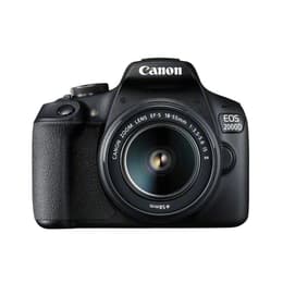 DSLR - Canon EOS 2000D - Zwart + Canon EF-S 18-55mm f/3.5-5.6 IS II