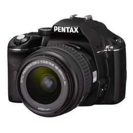 Reflex Pentax K-m - Zwart + Lens  18-55mm f/3.5-5.6