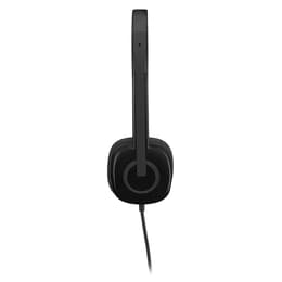 H151 Hoofdtelefoon - bedraad microfoon Zwart