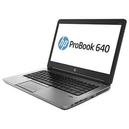 HP ProBook 640 G1 14" Core i5 2.5 GHz - SSD 120 GB - 8GB QWERTY - Engels