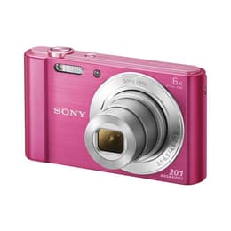 Compactcamera DSC-W810 - Lichtrood + Sony 6X Optical zoom 4.6-27.6mm f/3.5-5.6 f/3.5-5.6