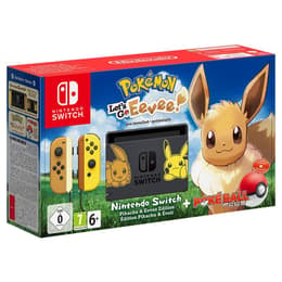 Switch 32GB - Zwart - Limited edition Pokemon Lets Go Pikachu & Eevee + Pokemon Lets Go Pikachu & Eevee