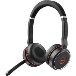 Evolve 75 MS Stereo, Link 370 geluidsdemper Hoofdtelefoon - wireless microfoon Zwart