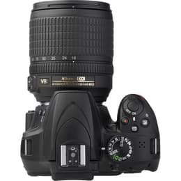 Spiegelreflexcamera Nikon D3400 - Zwart + Lens Nikon AF-S DX Nikkor 18-105mm F3.5-5.6G ED VR