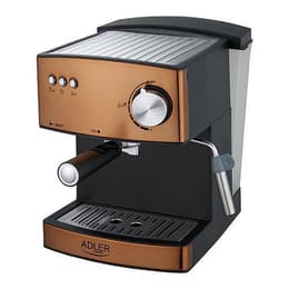 Espresso machine Zonder Capsule Adler AD 4404CR 1.6L - Brons