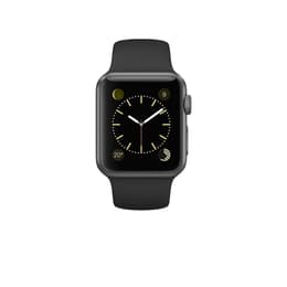 Apple Watch (Series 1) 2016 GPS 38 mm - Aluminium Spacegrijs - Sport armband Zwart