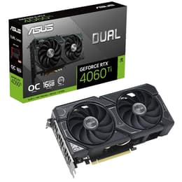 Asus NVIDIA GeForce RTX 4060 Ti 16GB GDDR6 DUAL OC EVO Grafische Kaart