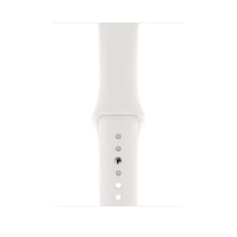 Apple Watch Series 5 (2019) GPS 44 mm - Aluminium Zilver - Sportbandje Wit