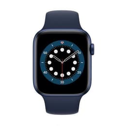 Apple Watch (Series 6) 2020 GPS + Cellular 40 mm - Aluminium Blauw - Sportbandje Blauw