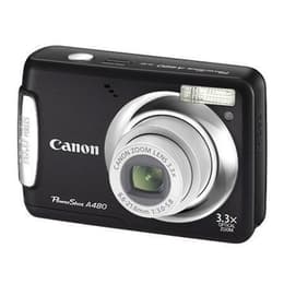 Compact Canon PowerShot A480 - Zwart