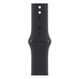 Apple Watch Series 10 (2024) GPS + Cellular 46 mm - Aluminium Gitzwart - Sportbandje Zwart