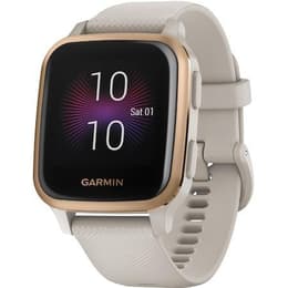 Horloges Cardio GPS Garmin Venu Sq Music Edition - Rosé goud