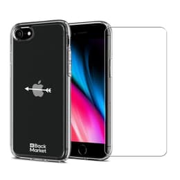Back Market Hoesje iPhone 7/8/SE 2020/2022 en beschermend scherm - 60% Gerecycled Plastic - Transparant
