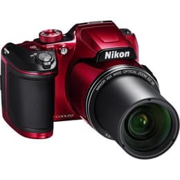 Bridge camera Coolpix B500 - Rood + Nikon Nikkor 40X Wide Optical Zoom ED VR 4.0-160mm f/1:3-6.5 f/3–6.5