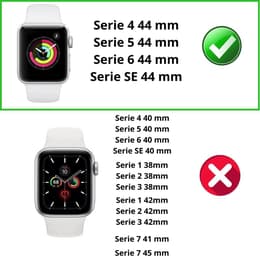 Hoesje Apple Watch Series SE - 44 mm - Kunststof - Transparant