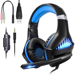 GW149 gaming Hoofdtelefoon - bedraad microfoon Zwart/Blauw