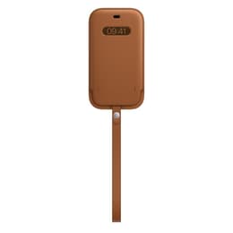 Apple Sleeve iPhone 12 Pro Max Sleeve - Leer Bruin