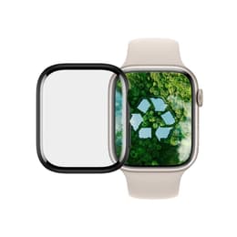 Beschermend scherm Apple Watch Series 7/8 - 41 mm - Kunststof - Zwart
