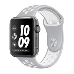 Apple Watch (Series 3) 2017 GPS 38 mm - Aluminium Spacegrijs - Nike sport armband