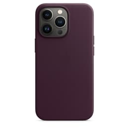 Apple Leren hoesje iPhone 13 Pro Leren hoesje - Leer Cerise