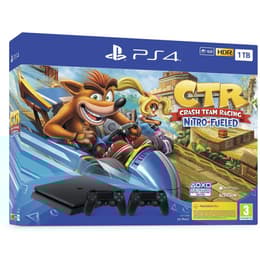 PlayStation 4 Slim 1000GB - Zwart + Crash Team Racing Nitro-Fueled