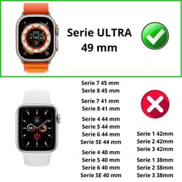 Hoesje Apple Watch Ultra - 49 mm - Kunststof - Transparant