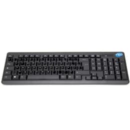 Simpletek Toetsenbord AZERTY Frans Draadloos Mouse + Keyboard with Stickers 1000 DPI 2.4G Nano reciever