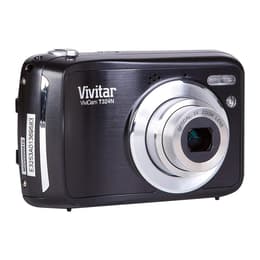 Compactcamera ViviCam T324N - Zwart + Vivitar 3X Optical Zoom Lens f/2.8-4.8