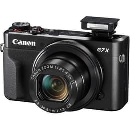 Compactcamera - Canon PowerShot G7 X Mark II Zwart + Lens Canon Zoom Lens 4.2X IS 8.8-36.8mm f/1.8 -2.8