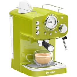 Espresso machine Zonder Capsule Oursson EM1500/GA 1.25L - Groen