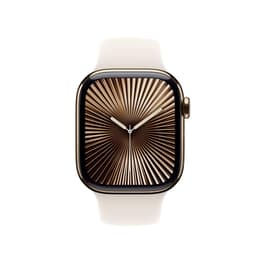 Apple Watch Series 10 (2024) GPS + Cellular 42 mm - Titanium Goud