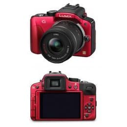 Hybride camera Lumix DMC-G3 - Rood + Panasonic Lumix G Vario ASPH Mega OIS f/3.5-5.6